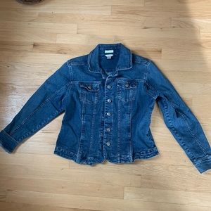 Christopher & Banks Medium Stretch Denim Jacket